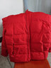 ALPINT MOUNTAIN连帽加厚羽绒服男款保暖衣耐磨外套女防泼水冬季防风御寒 【城际系列】男士红色 M 实拍图