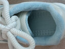 回力女鞋厚底小白鞋女2025冬季百搭休闲鞋子女新款面包鞋加厚保暖板鞋 米蓝 加绒 37 (235mm) 实拍图