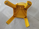 禧天龙家用加厚凳子椅子带靠背幼儿矮凳宝宝椅小板凳换鞋凳 创意凳子 亮丽黄1只装【经典款】 实拍图
