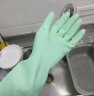 妙洁 清洁洗衣洗碗家务做饭橡胶手套 防水防滑皮厨房洗碗 中号（灵巧型） 实拍图