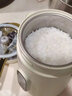双狐煮粥神器电炖锅迷你电煮饭锅电炖杯隔水炖盅全自动熬粥炖汤盅快速煮粥锅煲汤锅 【不锈钢内胆】白色整机+炖盅+蒸笼 1.4L 实拍图