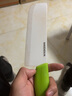 美帝亚陶瓷刀菜刀家用厨房切肉片刀免磨陶瓷水果刀多功能厨刀辅食刀工具 免磨抗摔陶瓷刀菜刀-松林绿 实拍图
