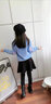 北极绒女童毛衣儿童装女2025秋冬洋气10岁女孩加绒加厚针织衫中大童线衣 星月（蓝色加绒） 150 cm 实拍图
