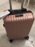 梵地亚行李箱男小型拉杆箱女旅行箱可登机箱包密码箱皮箱子20英寸玫瑰金 实拍图