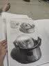 8开《素描静物临摹卡》范本组合画册集美术单个罐子道具结构解析照片写卡片校联考高考名师绘画示范正版图书籍 实拍图