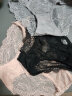 法国KJ蕾丝三角内裤女夏季薄款细软棉裆情调低腰性感新款时尚设计 灰蓝+豆沙+黑色 L（105-125斤） 晒单实拍图