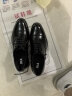 海澜之家HLA皮鞋男士牛津鞋商务正装舒适百搭牛皮鞋HAAPXM3AB10482 黑色42 实拍图