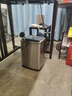 AKBK不锈钢茶水桶垃圾桶茶渣桶储水桶干湿分离茶叶废水桶 12L砂钢银 实拍图