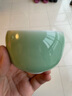 灵青坊 茶杯主人杯单杯大号精品青瓷手工品茗杯品茗杯单个哥窑冰裂纹开片可养主人杯家用喝茶个人杯功夫茶具 弟窑梅子青 实拍图