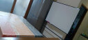 REDS 磁性双面大白板写字板支架式移动黑板家用教学办公会议看板 【时尚炫黑】90*120双面磁性白板+双杠加厚支架 晒单实拍图