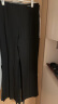 尚都比拉秋季通勤显瘦显高微喇叭裤女休闲百搭长裤 黑色 XL  晒单实拍图