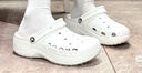 卡骆驰（CROCS）贝雅云彩女士洞洞鞋户外休闲鞋|208186 白色-100 40 (260mm) 尺码偏小，建议选大一码 实拍图