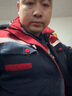 宏安途工作服棉袄棉衣工装男劳保服防风反光条冬季工程服活里活面棉服 红色+藏蓝上衣 180/XXL 实拍图