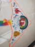 爱吃鱼（aichiyu）涂鸦教学风筝diy纯白涂色绘画风筝材料包自制做风筝男孩女孩玩具 实拍图