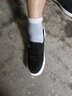 绅序（SHENXU）老北京布鞋男鞋传统布鞋男套脚懒人鞋低帮帆布鞋透气休闲鞋黑色 HW01黑色 44 实拍图