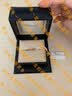 萧邦（Chopard）小冰块18K玫瑰金窄版单钻情侣戒指 玫瑰色18K金 50号生日礼物 实拍图