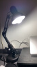 古普（Gupu） 台灯 美式复古长臂折叠学生护眼台灯卧室床头灯 黑色台灯+7W 白光（三档调光） 实拍图