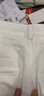 PHJ 九分休闲裤女夏季新款高腰显瘦小脚女裤简约百搭铅笔西装裤 白色-九分 M 实拍图