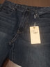 BILLION高端纯棉牛仔裤男宽松直筒高腰深裆春秋季商务休闲新复古回潮183 怀旧深蓝（81内长） 34 (2.64尺) 实拍图