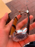 积优（JEAYOU）浪琴鳄鱼皮表带优原装浪琴名匠八针月相真皮手表表带男士代用康卡斯先行者军旗律雅瑰丽时尚女士 棕色棕线 表耳21mm，表扣18mm 银色蝴蝶扣 实拍图