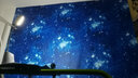 沪达墙纸宇宙星空墙纸天花板3d立体卧室星球梦幻图案吊顶房顶KTV胶贴壁纸 蓝色星空 687030( 刷胶/无背胶) 实拍图