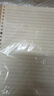 不硌手活页本可拆卸线圈笔记本本子初中生专用记事纸高中生专用可拆环扣网格本大学生考研本子 1本/杏黄/60张120页 B5/横线/通用 实拍图