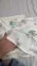 全棉时代婴儿针织包巾纯棉抱被新生儿薄空调被盖毯包被 童话树屋90cm×90cm 实拍图