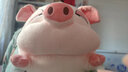 蓓斯曼独立内胆小猪抱枕趴猪公仔毛绒玩具女生抱着睡觉娃娃玩偶生日礼物 粉色小猪 70厘米抱枕（可拆洗） 实拍图