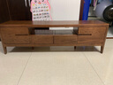 源氏木语全实木电视柜北欧风橡木地台柜现代简约矮柜客厅地柜储物收纳柜子 胡桃色双门双抽 电视柜1.5米 整装 实拍图