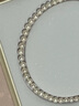 周大生淡水珍珠项链女扁圆珍珠颈链时尚简约全珠链送女友生日礼物 法式简约全珠项链 43cm 实拍图