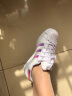 阿迪达斯（adidas）男女鞋 SUPERSTAR 三叶草经典金标贝壳头板鞋休闲运动鞋 镭射彩纹FV3139/大半码 35.5 实拍图