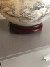瓷晟景德镇花瓶底座 旋转底座 木质圆形托架工艺品搭配底座 底托 木托 20cm 实拍图