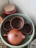 陶曦宜兴原矿紫砂杯全手工品茗杯套装功夫茶具茶盅主人杯小杯子紫泥 紫泥4只 四件套 实拍图