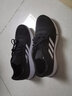 阿迪达斯 （adidas）男鞋跑步鞋 25夏季新款缓震轻便运动鞋网面透气低帮休闲鞋子 【经典款】黑白/软弹减震/热销款 44.5 （内长275mm） 实拍图