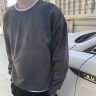 WASSUP BOTHE卫衣男春季日系圆领上衣打底衫宽松学生长袖T恤 黑色 XL  晒单实拍图