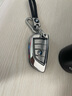 沃霆适用宝马汽车x5钥匙套5系530车x3x7x1男3系i3壳7系合金壳钥匙包扣 A款-银色+透明款（配绳扣） 实拍图