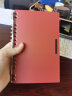 国誉(KOKUYO)B6手账笔记本子一米新纯·超轻薄活页本·本体 20张4mm方格内页 红色 WSG-RUSP54R 晒单实拍图