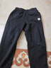 特步童装男女童裤子春夏新款儿童百搭长裤梭织速干柔软舒适运动束口裤 纯正黑 【秋冬加绒六边形款】 130 cm 实拍图