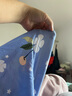 俞兆林女新款夏季大码睡裙妈妈装棉绸睡衣薄款连衣裙休闲宽松家居服凉爽 蓝色飘花 4XL 140-165斤 实拍图