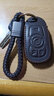 适用于别克昂科威钥匙套2021/20款精英型20T领先19款真皮钥匙包28T豪华型遥控保护套壳锁匙扣 B6款咖色+手绳（昂科威20T豪华型/28T专用） 实拍图