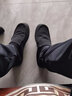 回力一脚蹬男鞋老北京布鞋子男士秋冬季帆布鞋男运动休闲懒人工作板鞋 全黑6249 43 实拍图