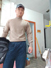 马登工装美式休闲半高领毛衣男复古内搭保暖打底针织衫上衣春冬 沙茶棕 【男士冬季打底衫/高领毛衣男】 L (175) 实拍图