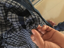 众安凯达焊工立领加厚牛仔工作服套装男内衬双层耐磨劳保服电焊工工装厂服 秋冬双层内衬款套装 L (170) 实拍图
