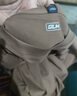GLM白色长袖t恤男春秋季重磅男装打底衫纯棉吸汗宽松大码男士衣服 实拍图