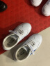 回力童鞋儿童运动鞋男童板鞋2024春季新款女童低帮鞋子学生透气休闲鞋 白蓝 （经典款） 34码 实拍图