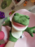 Justbecause毛绒玩具恐龙动物手偶娃娃嘴巴能动早教演讲道具不掉毛新年礼物 青蛙手偶 高度：约28厘米 实拍图