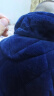 噜噜牛儿童睡衣男童冬季加厚三层夹棉男孩小孩宝宝中大童家居服 深蓝色-87040 150 (16码建议身高140-145) 实拍图