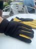 OZERO奥哲鹿皮保暖手套男骑行滑雪加绒零下40度严寒防风耐磨加厚女手套 加绒加厚零下40度【黄色8008】 M 实拍图