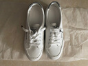 春秋皮面小白鞋子女新款夏季平底百搭网面透气运动休闲韩版板鞋女 白色 皮面 升级款 拍大一码 35 实拍图