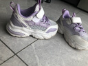 天美意（TEENMIX）童鞋女童运动鞋夏季新款小孩透气网鞋中大男儿童休闲老爹鞋子 紫色 26 26 内长167mm/适合脚长157mm 实拍图